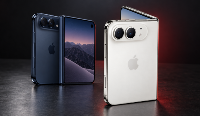 İlk katlanabilir iPhone tanıtılıyor: Apple Lansmanı Türkçe Canlı Yayın ekranı ve katlanabilir ekranlı yeni model konsepti.