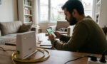 Evde İnternet Hızını Ölçme - Evde internet hızını ölçme işlemi yapan kullanıcı