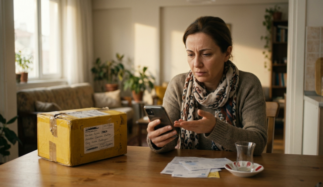 Sahte Kargo Mesajı Anlaşılır? SMS ve E-posta - Sahte kargo mesajı alan telefonda bağlantı kontrolü