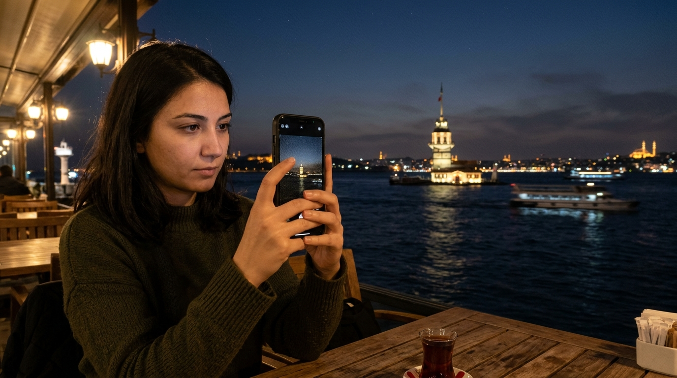 Telefon Kamerasında Gece Fotoğrafı Nasıl Daha Net Çekilir?
